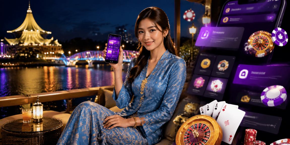 Aplikasi kasino Kuching dengan reka bentuk budaya tempatan di h2m